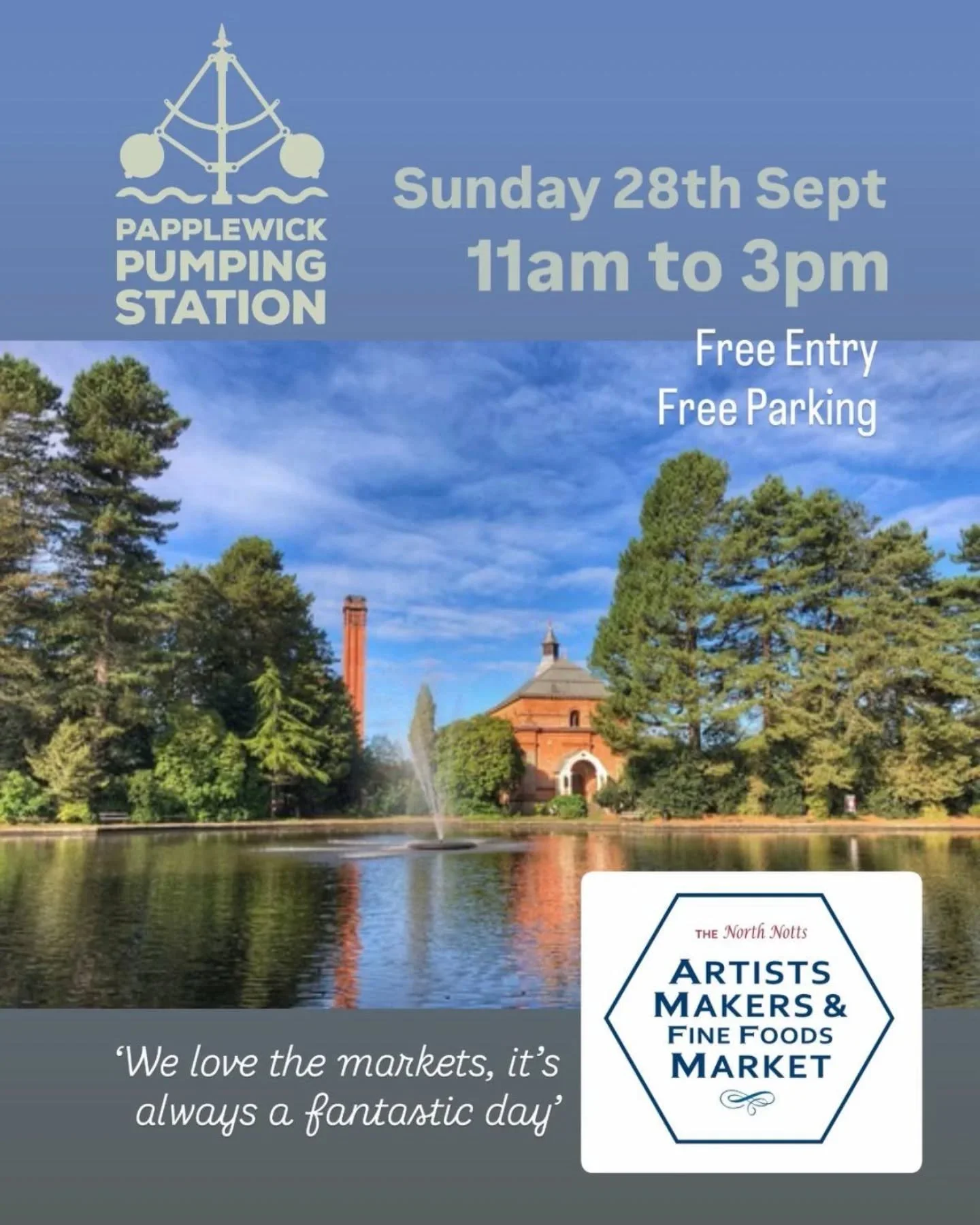 It&rsquo;s HERE&hellip;. And you&rsquo;ve been waiting. @papplewickpumpingstation 

📆 SUNDAY 28th September
📍 Rigg Lane PapplewicK NG15 9AJ
⏰ 11am  to  3pm
💰 Free Entry &amp; Parking
🐕 Dogs on leads welcome 
☕️ The perfect Coffee by @victoria_bra