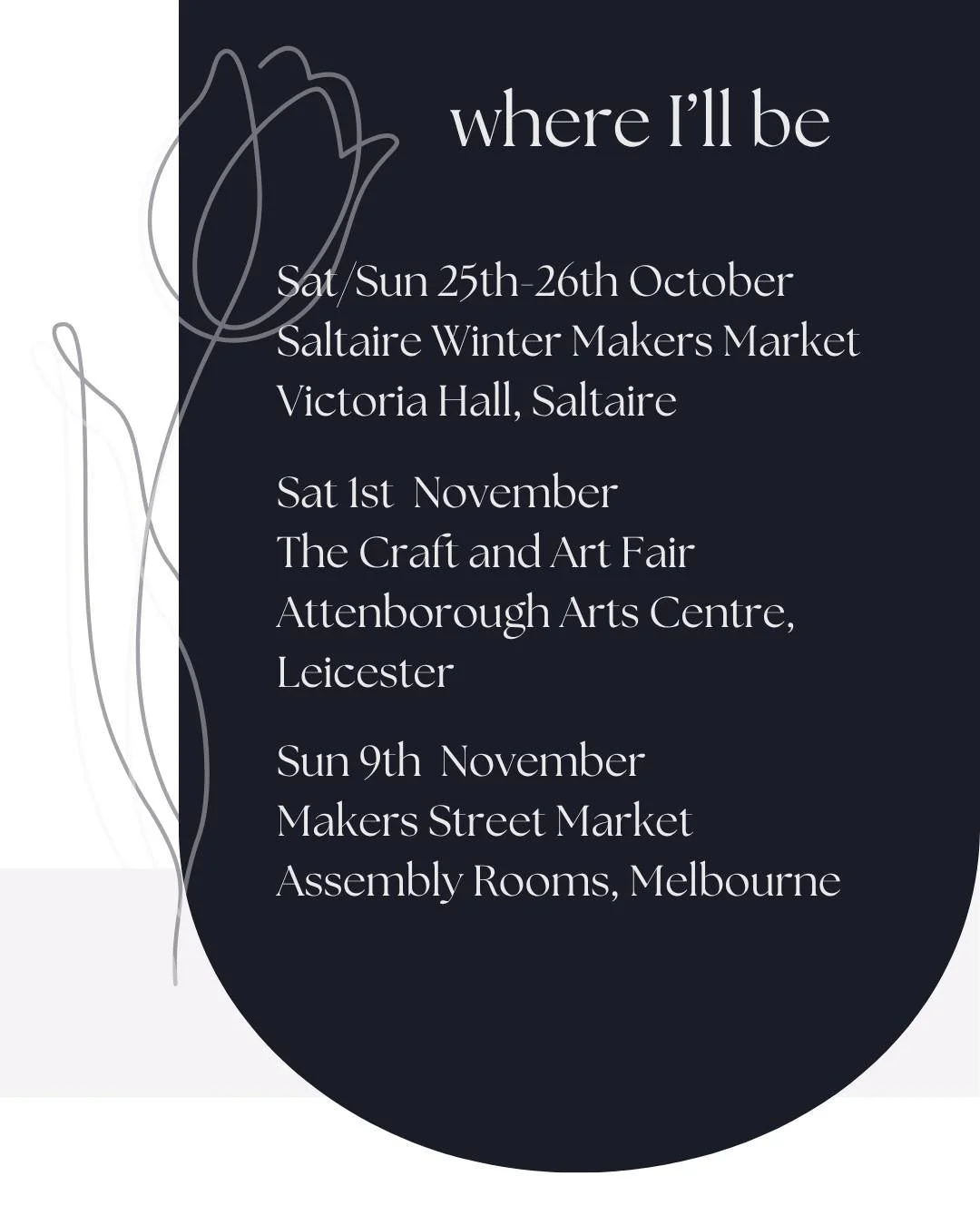 And of course, you'll be able to find my jewellery, as well as a carefully curated selection of other handmade pieces in my little studio shop - follow @thestudioatwirksworth for updates about opening times.

#handmadejewellery #handmadegift