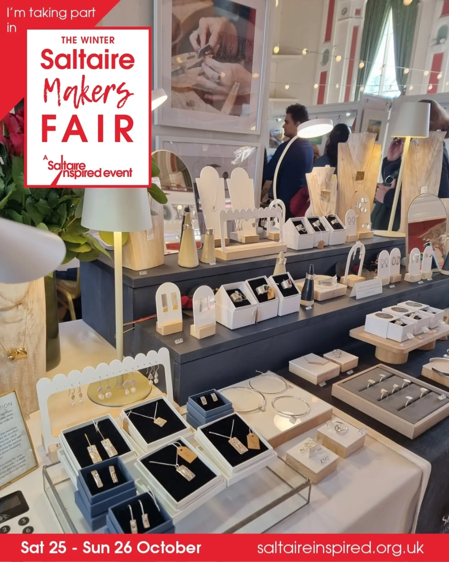 Wow! What an absolutely beautiful place this is!

We're at the Victoria Hall in Saltaire. Here's just a peak at some of the amazing designer-makers here @saltaireinspired Winter Market.

&pound;3 entry  lovely cafe, wonderful art and craft and sunshi