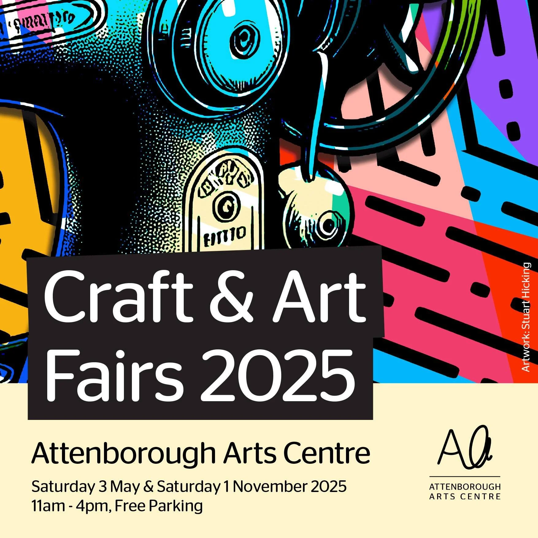 Looking for somewhere lovely to go this Saturday 1st November?

Why not consider the gorgeous Craft and Art Fair at Attenborough Arts Centre, Leicester? 

I'm so looking forward to joining the makers at Attenborough again this year, at what I know is