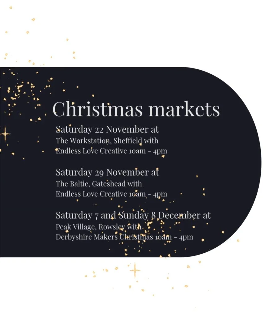 🎄🎄🎄🎄🎄🎄🎄🎄🎄🎄🎄🎄🎄

Lot's of amazing opportunities to buy handmade this Christmas! This is where I'll be (as well, of course @thestudioatwirksworth)

🎄🎄🎄🎄🎄🎄🎄🎄🎄🎄🎄🎄🎄