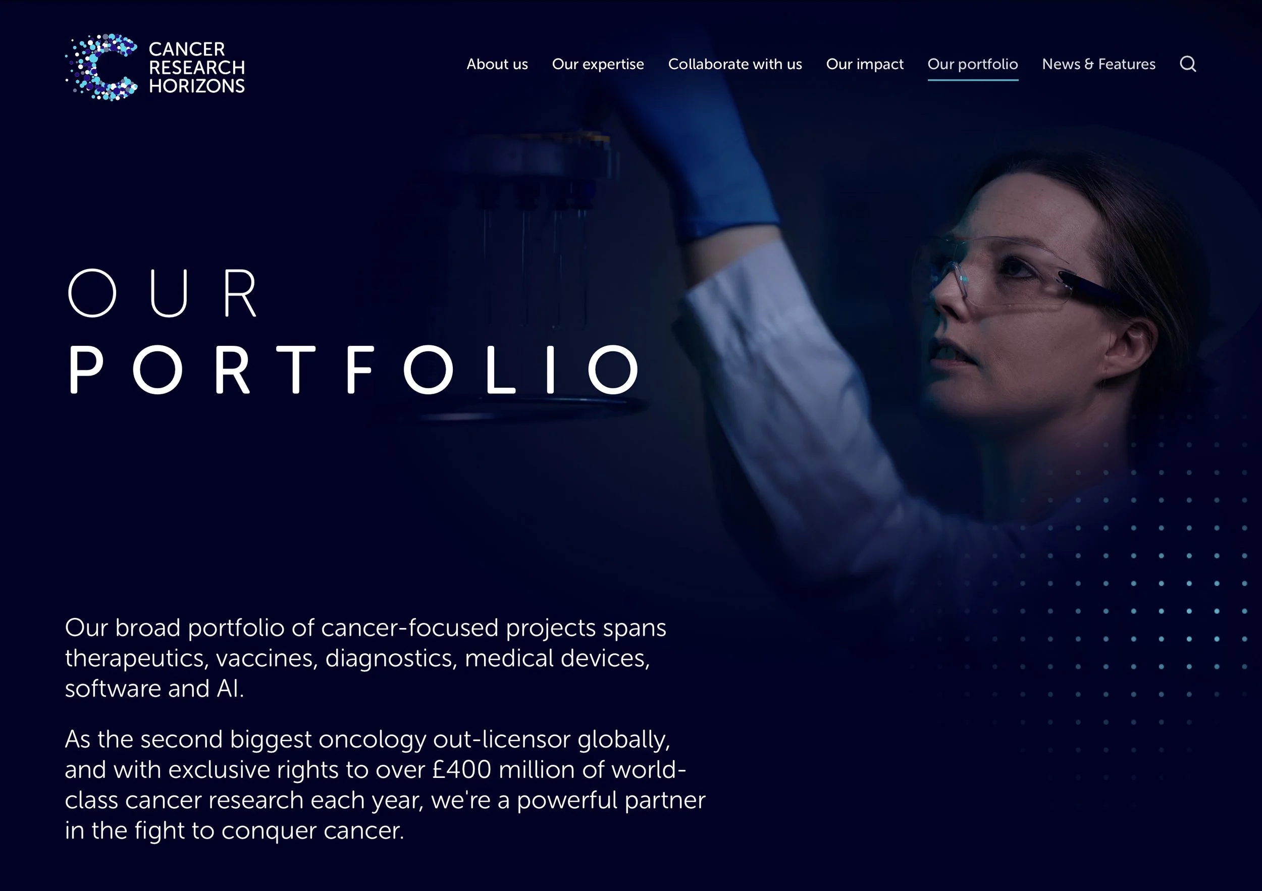 Cancer Research science photography