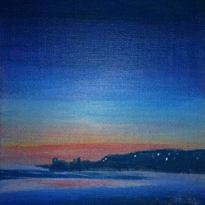 Twilight at Weston-super-Mare

#tinypainting #acrylic #acrylicartist #westonsupermare #summerevenings #seacapepainting #skyscapepainting #sunsetpainting #reflections #stroudart #stroudartist #stroudartists #westcountryartist #southwestart #bristolart