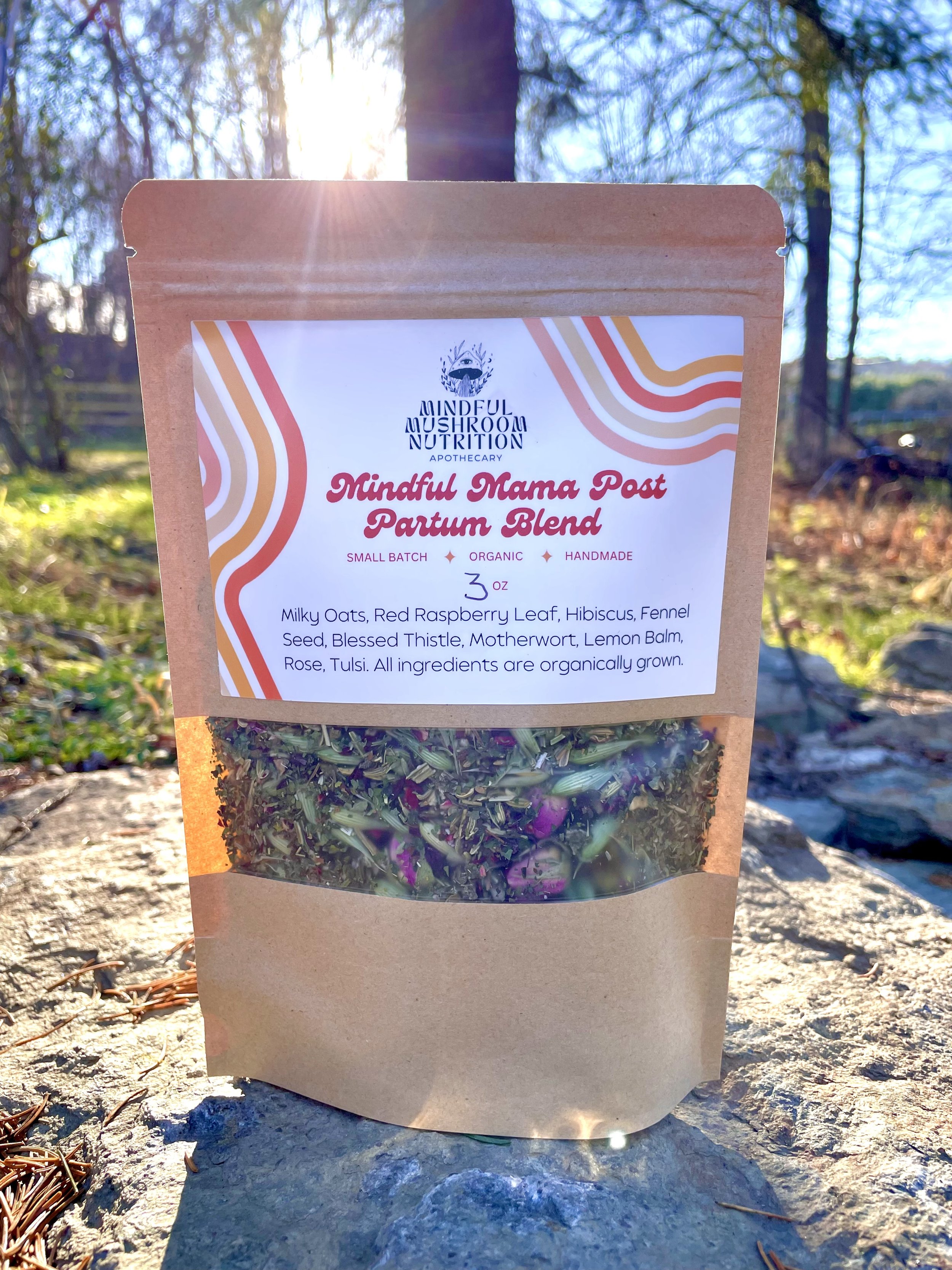 Post Partum Herbal Blend rock sunset.jpg
