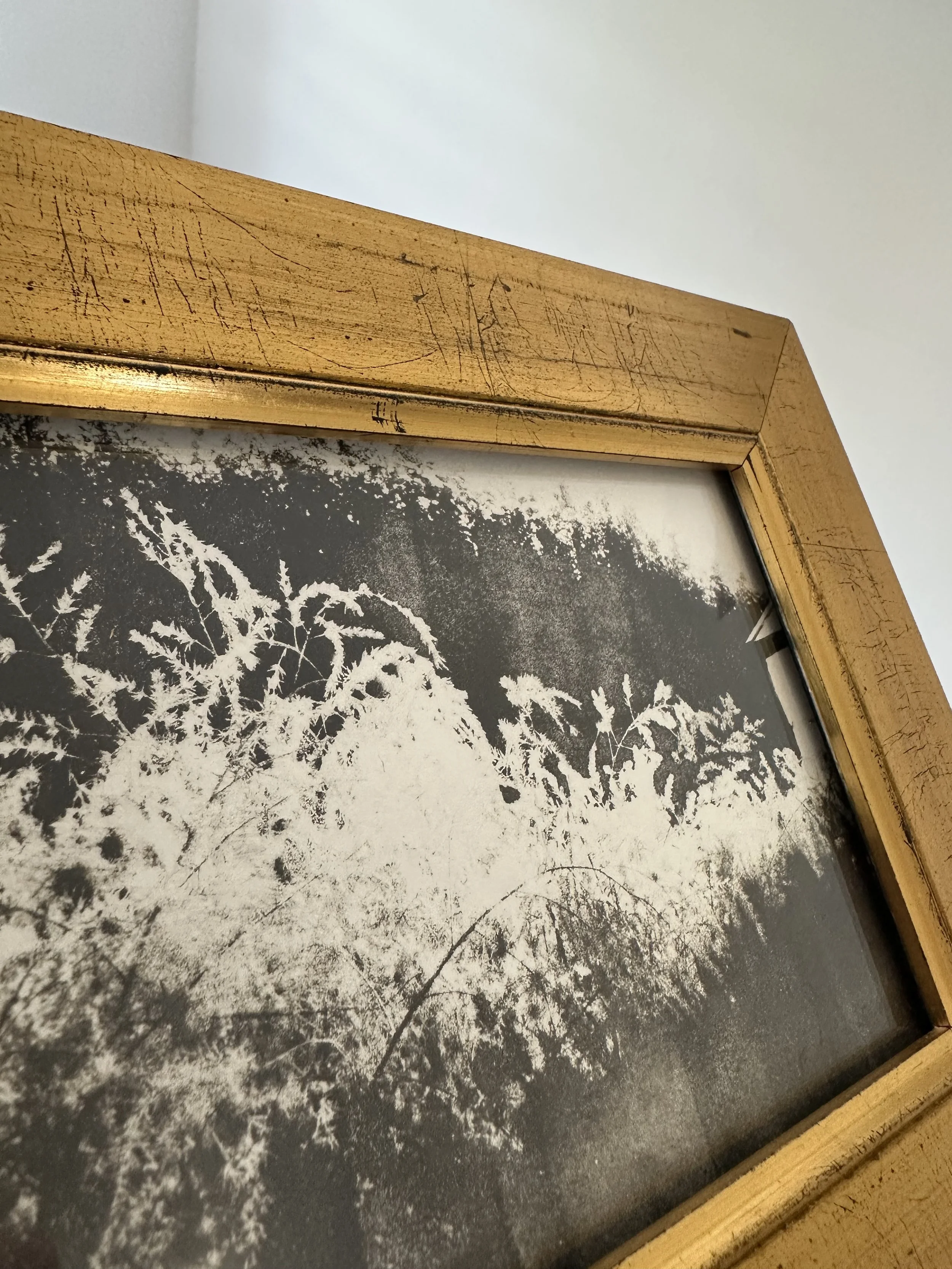 Being present (gold coloured frame)