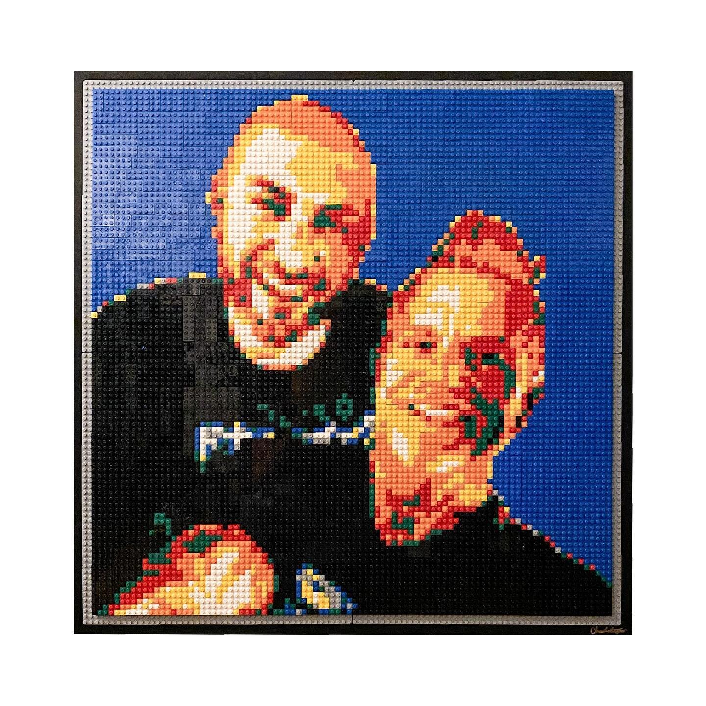 I was asked to create a commission for this lovely couple 💙
Swipe ➡️ to see piece in situ 😌 
Thanks @rkyw for trusting me with this commission✨

#couple #coupleportrait #portraiture #love #decor #newhome #homedecor #legoart #lego #portraits #commis