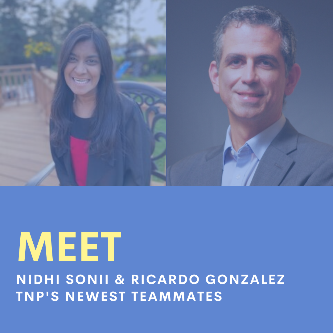Meet TNP’s newest additions: Ricardo Gonzalez &amp; Nidhi Soni