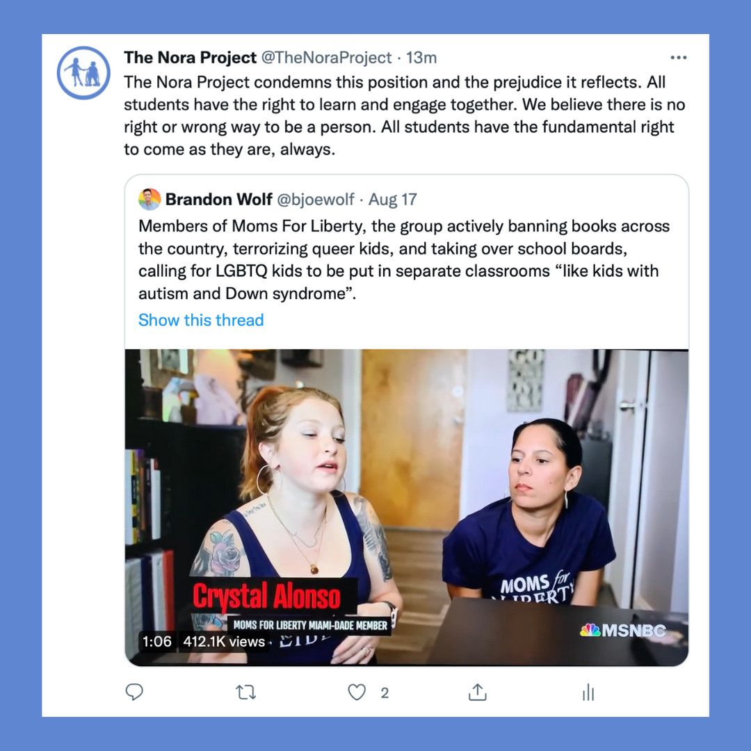 Reaffirming our Pledge to Inclusivity: TNP's Response to Moms for Liberty 