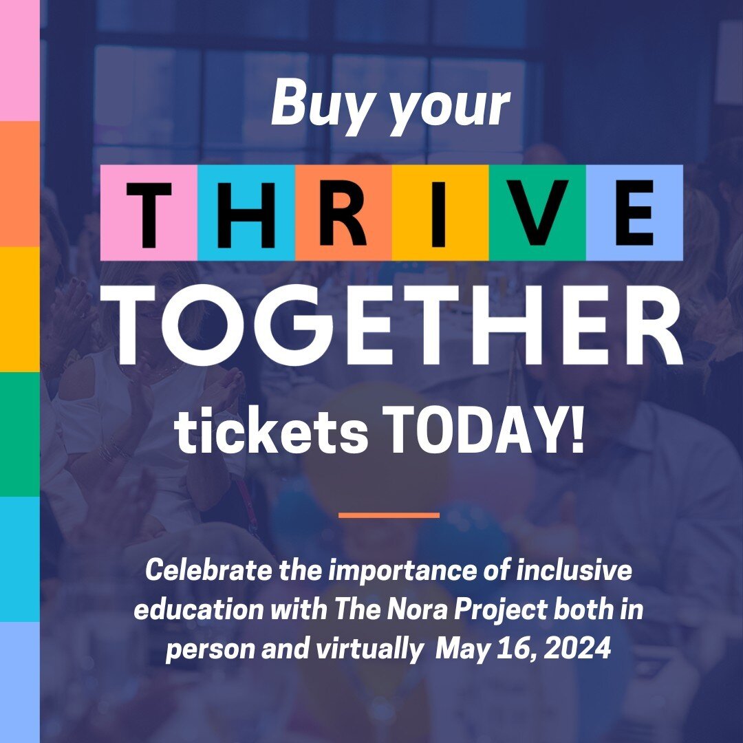 Learn, play, grow, and most importantly, thrive together. You&rsquo;re invited to celebrate the importance of inclusive education at our biggest fundraising event of the year, Thrive Together, on Thursday, May 16, 2024. ⁠
⁠
Hosted by event chairs Lau