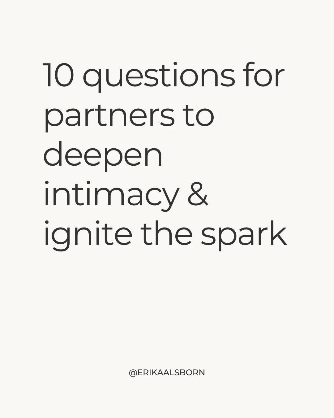 Intimacy starts BEFORE the clothes come off. Talking, sharing our tender thoughts, vulnerable feelings and desires&hellip; is 4-play. 

In the busyness of life, adulting, parenting we often forget there&rsquo;s a deep mystery in our partner. Mystery 