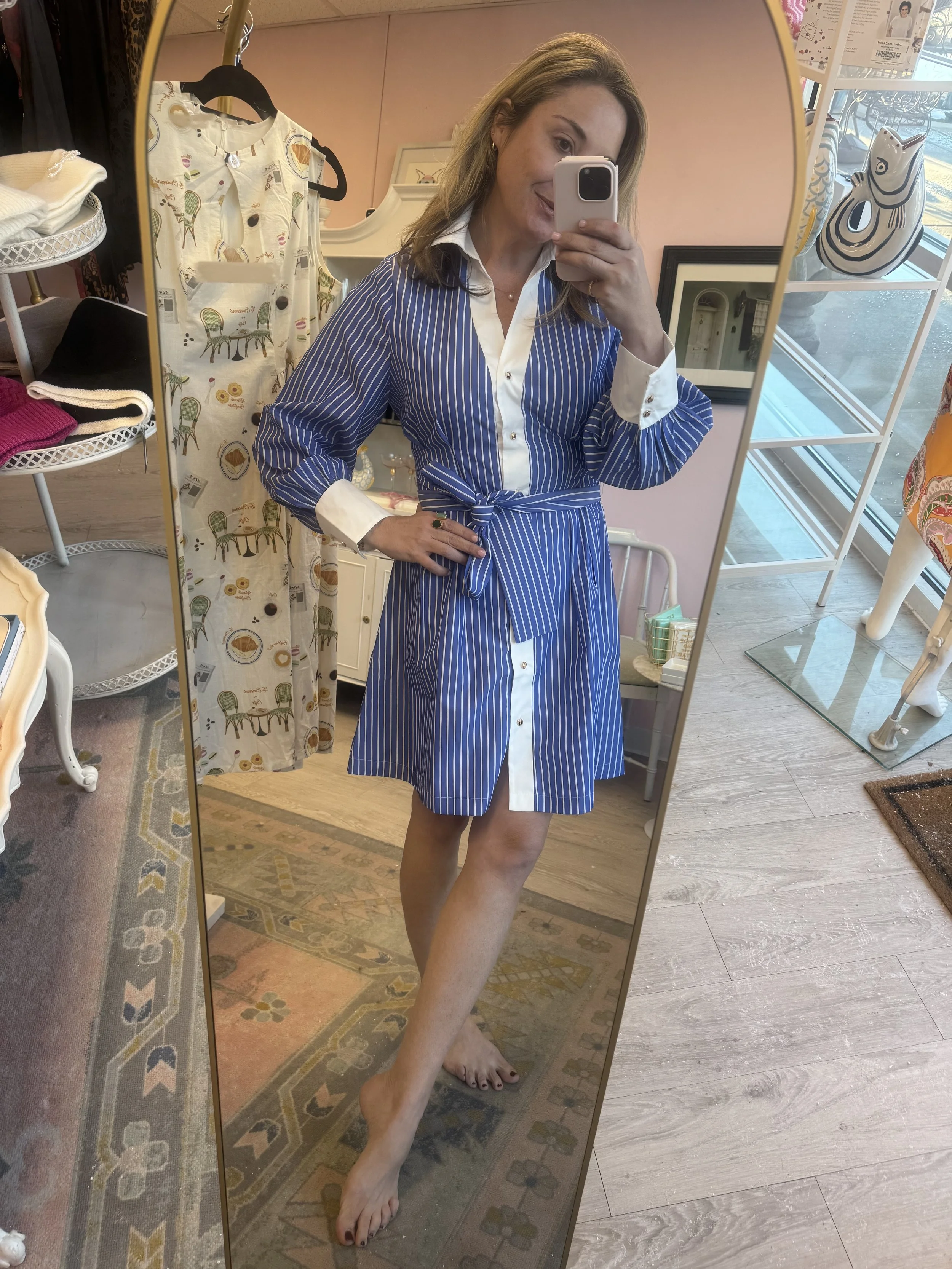 Menswear Shirt Dress
