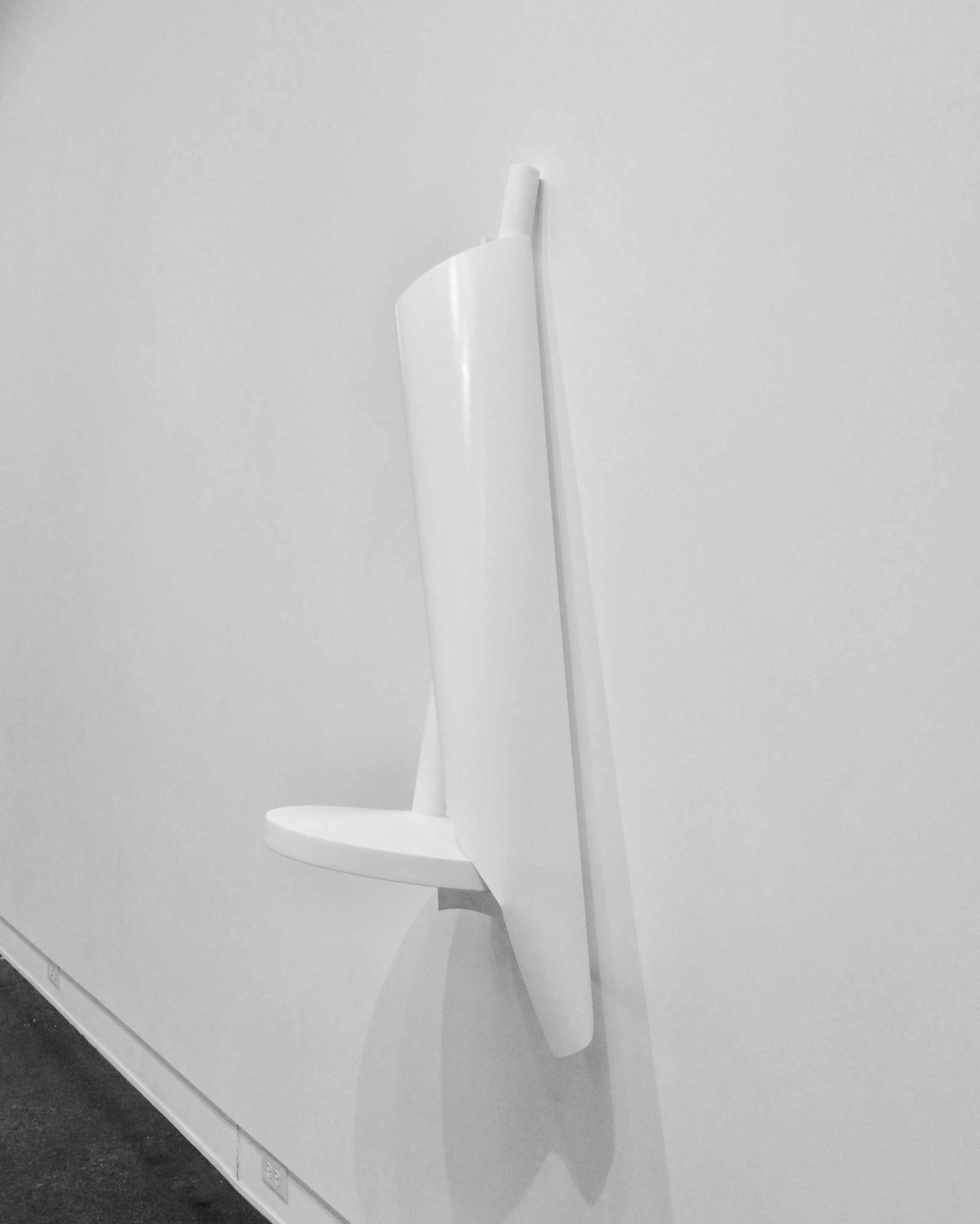 but beautiful.
hand carved Corian, photo paper. 46: 18: 16"