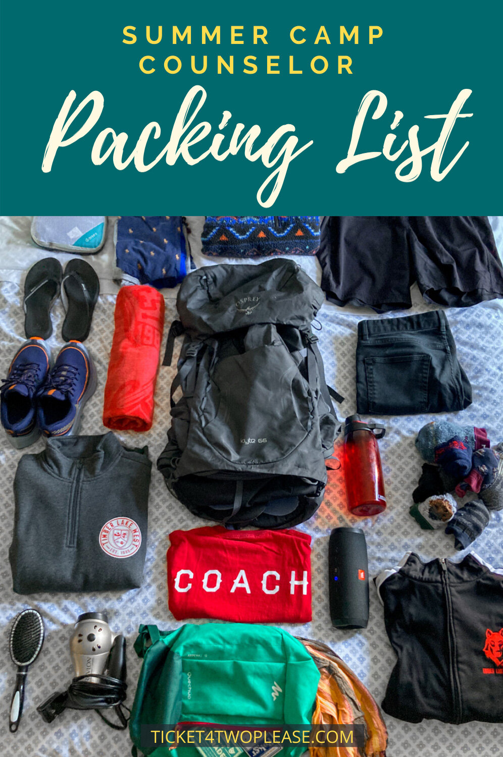 Let's Make It Easy: A Shoppable Sleepaway Camp Packing List - The