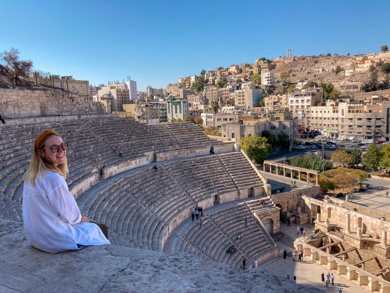 Roman Amphitheatre in Amman’s Old Town District