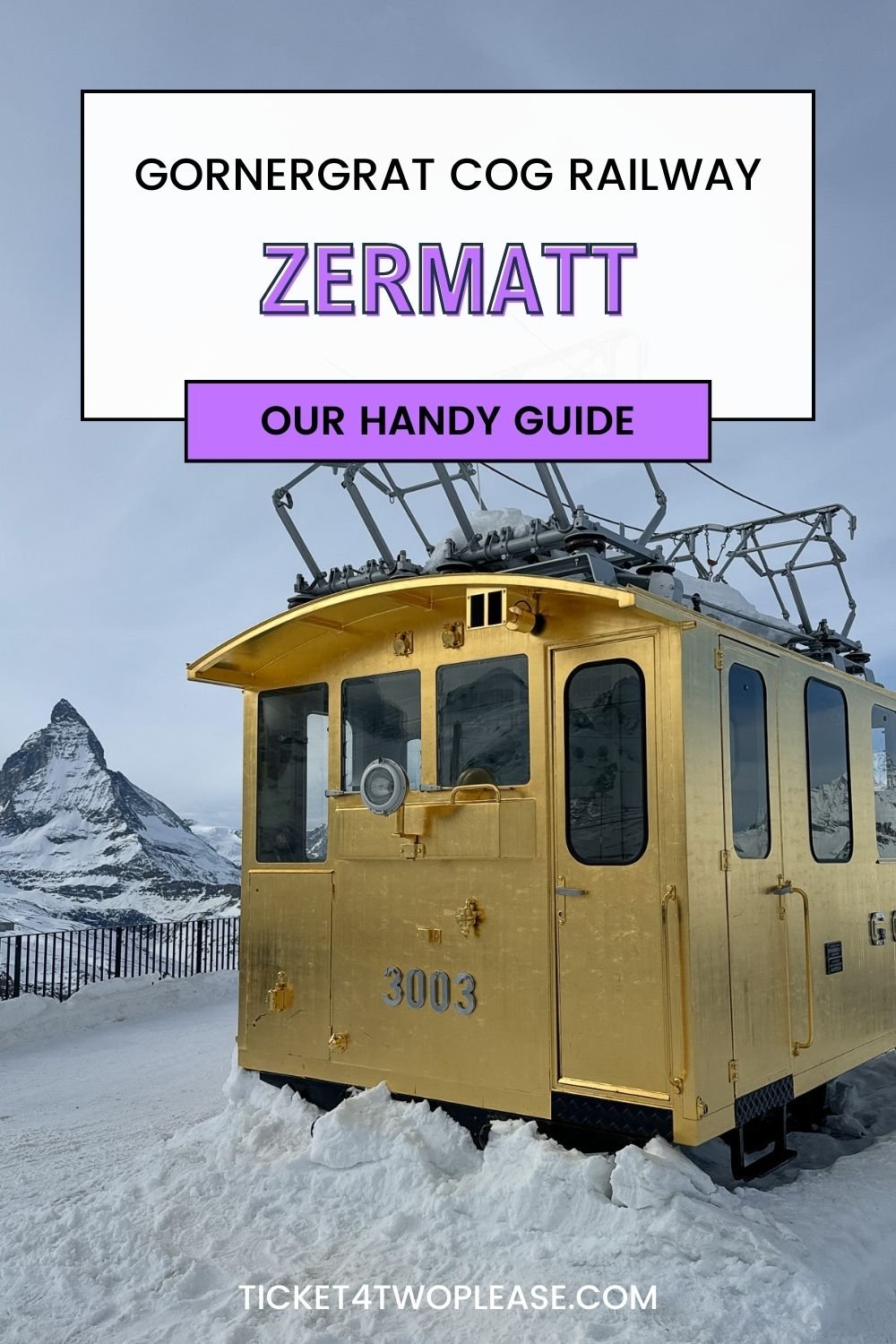 Gornergrat Cog Railway - Zermatt - Switzerland