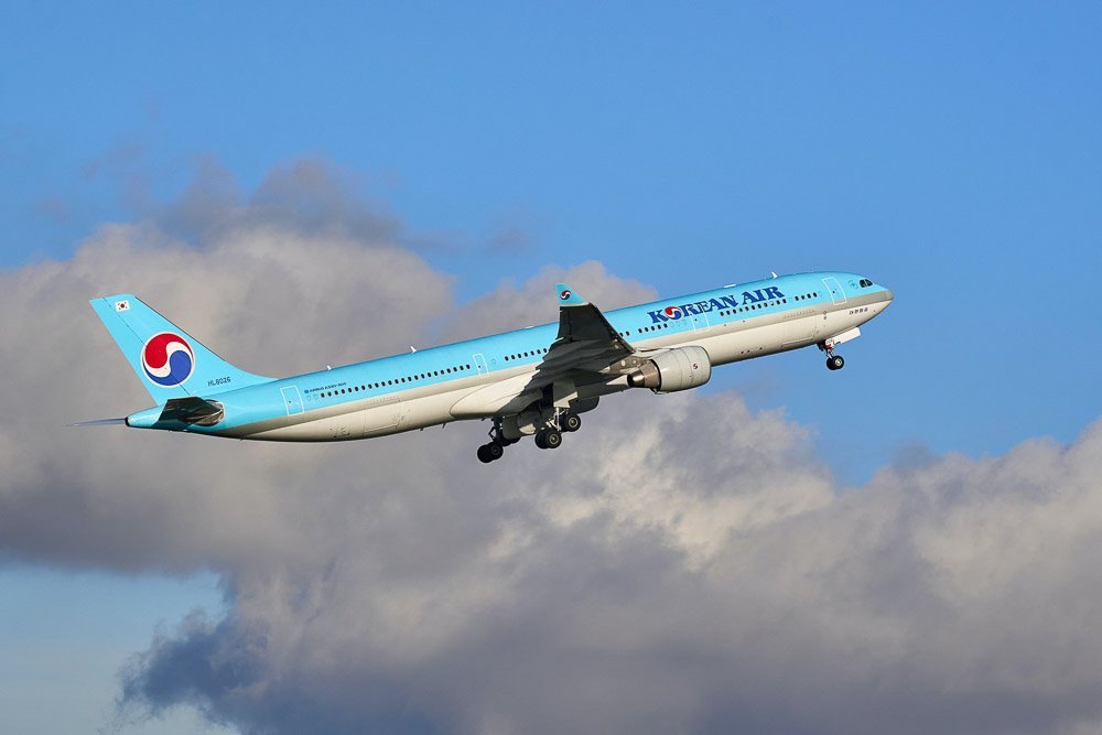 Korean Air - one of the airlines that operate Seoul to Busan flights
