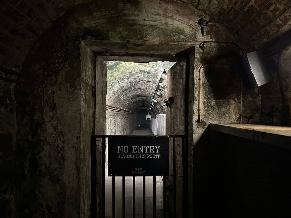 Underground tunnel connecting Crumlin Road Gaol and the Courthouse across the road