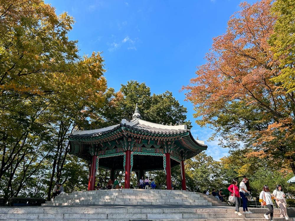 Namsan Octagonal Pavilion - N Seoul Tower - South Korea