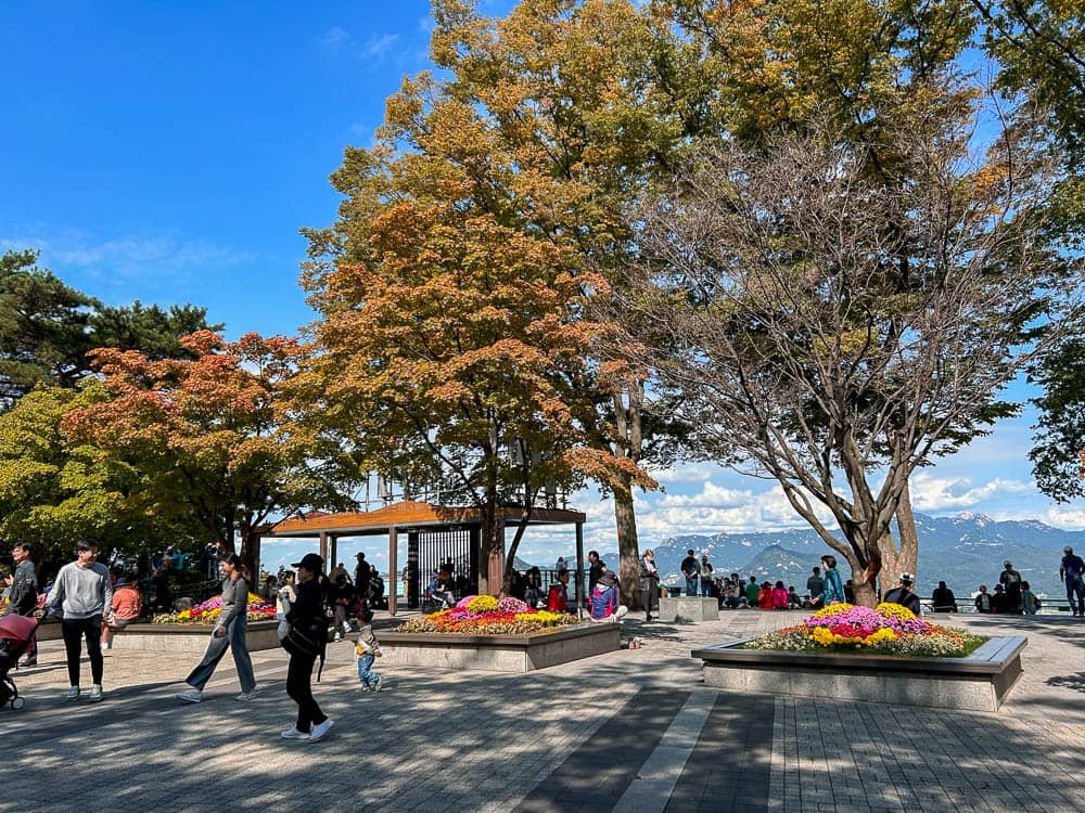 Base level of N Seoul Tower - Korea