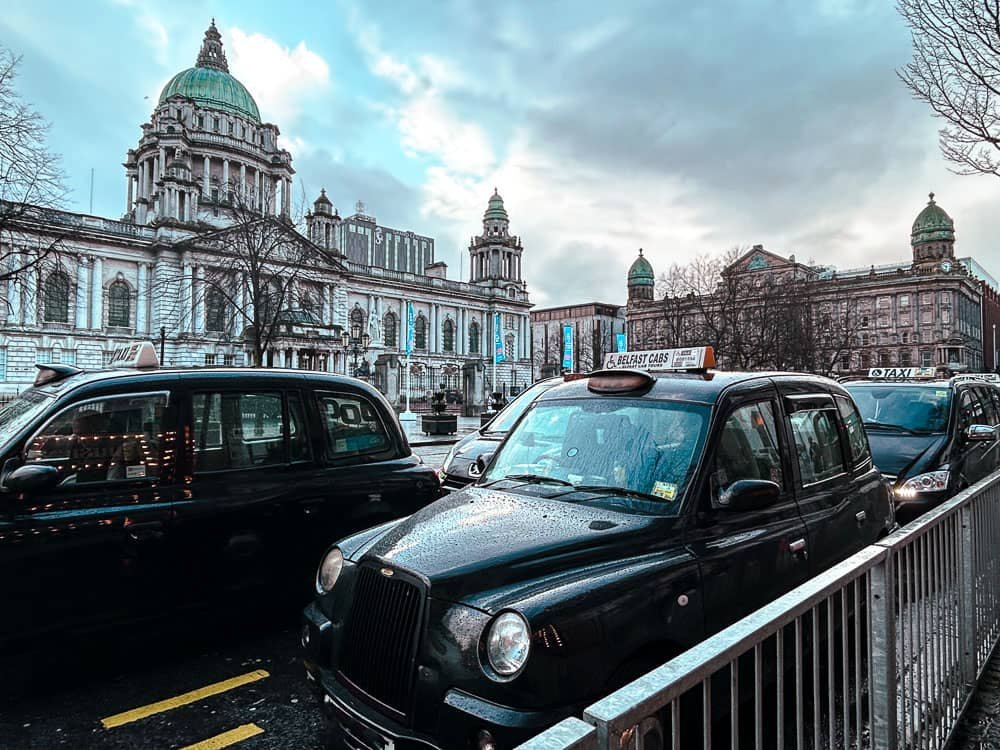 black cab tour of belfast