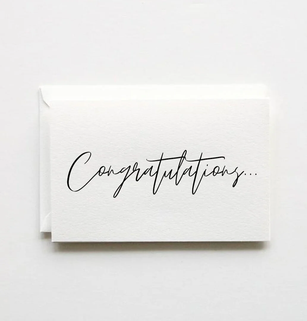 Congratulations
