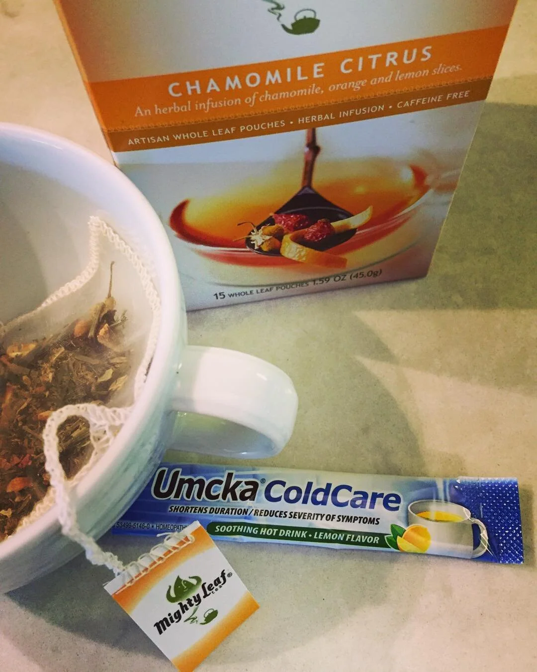Powering through a sick day...😷