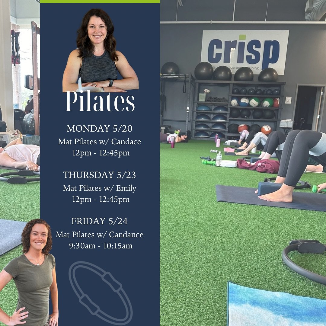 Find balance &amp; tone in our Pilates classes💪🏼 Sign up for Candace &amp; Emily&rsquo;s classes next week! ✨