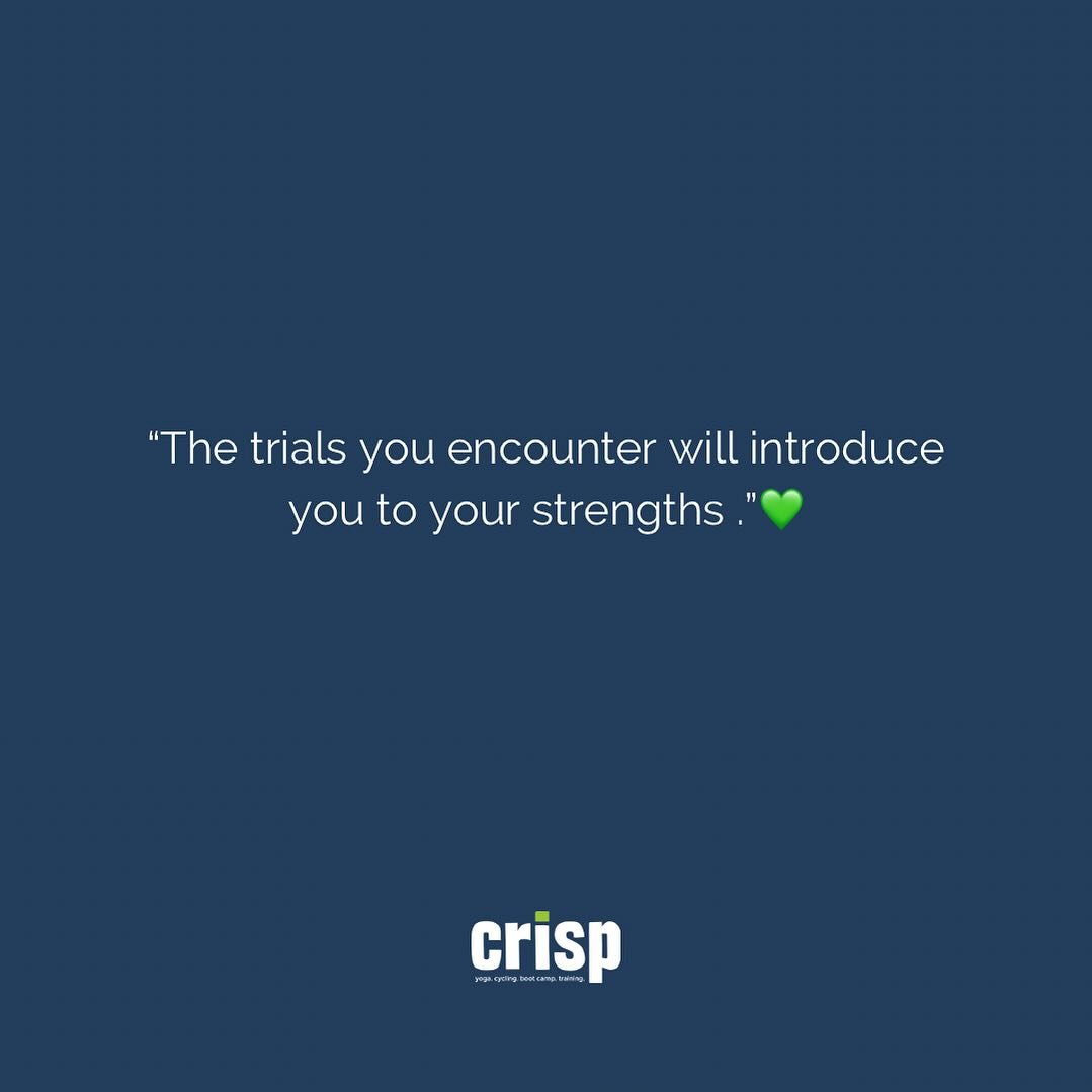 Monday Mantra✨💚&ldquo;The trials you encounter will introduce you to your strengths.&rdquo;
 #crispfit #yogamaine #bootcampmaine #fitnessmaine #mainespring #withouthesitation