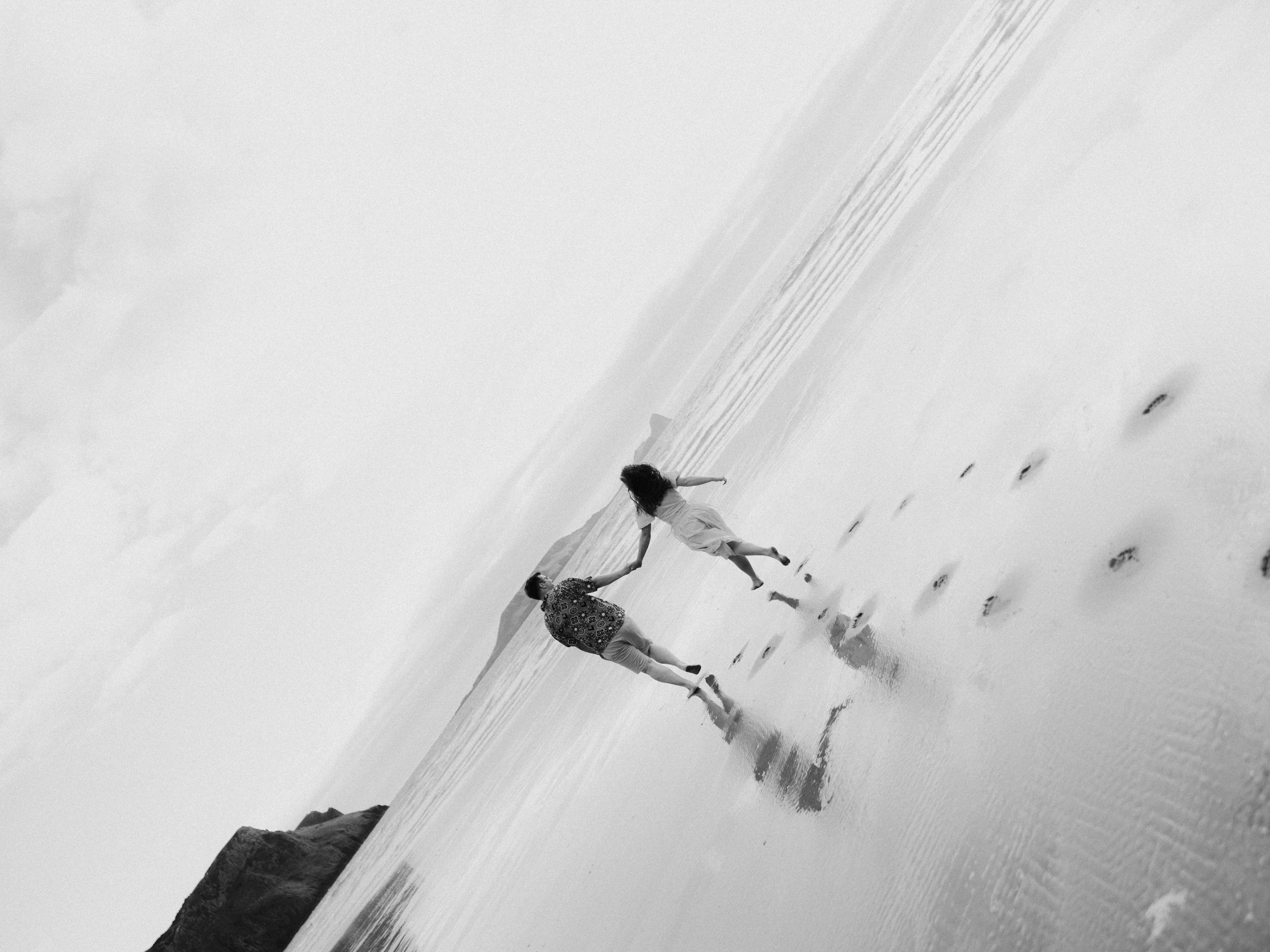 engagement photoshoot on a beach. Advertising photo for Sunshine Coast, Australia.