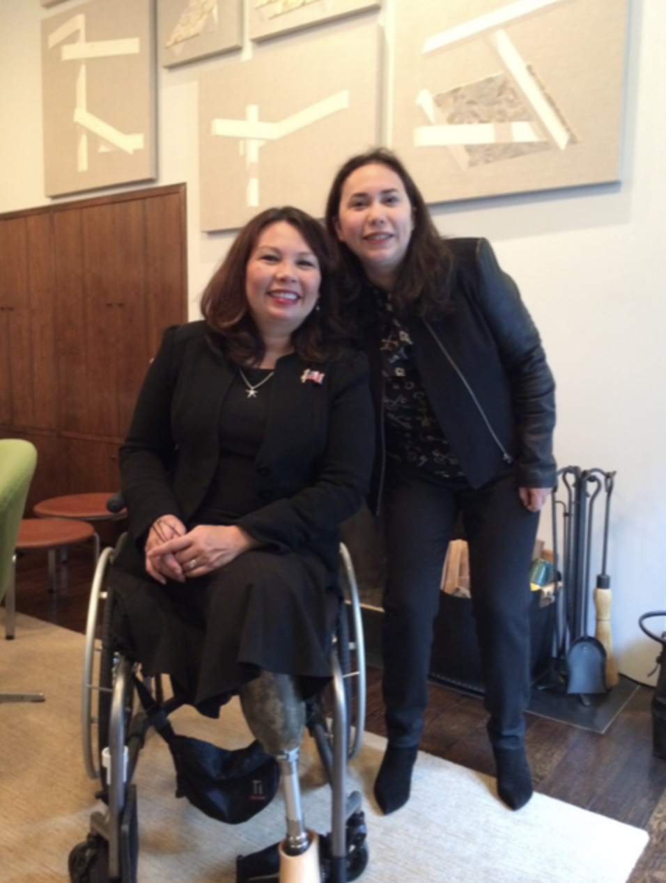  Yumi Ross and Tammy Duckworth at luncheon for Chicago Campaign. 