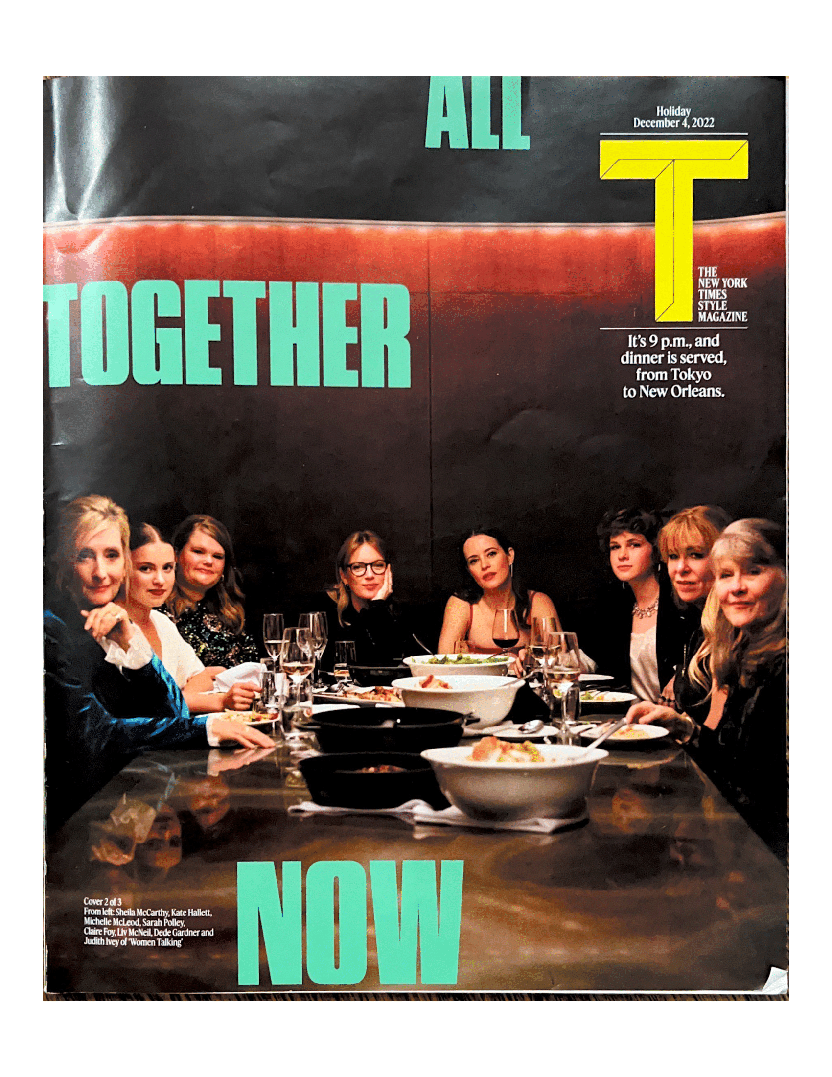 The cover of the NYTimes T-Style Magazine