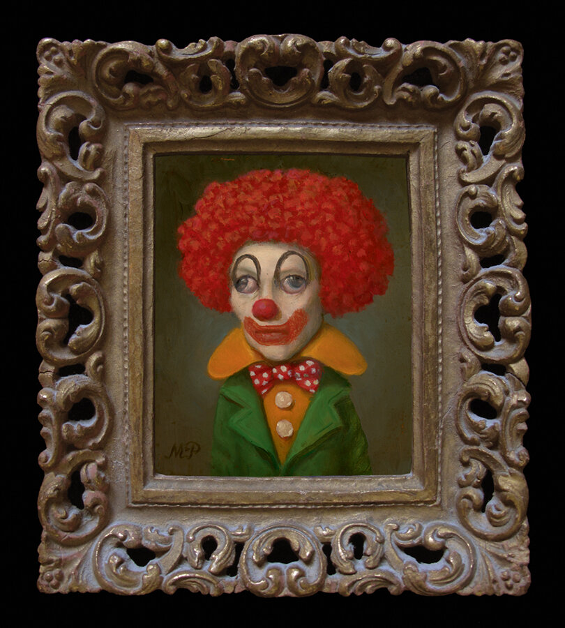 Clown with a Red Wig