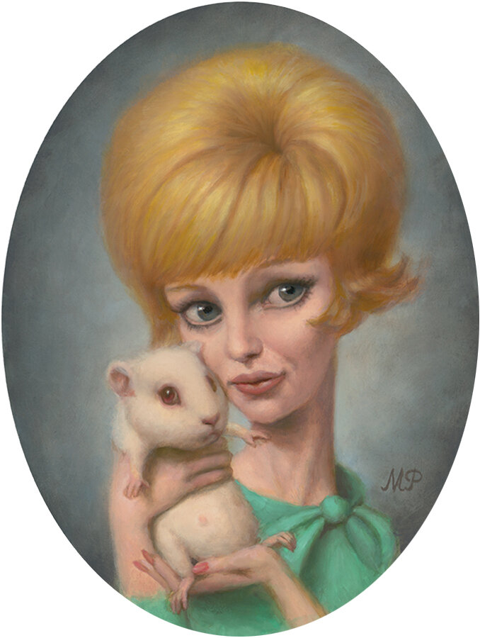 Girl with a Guinea Pig