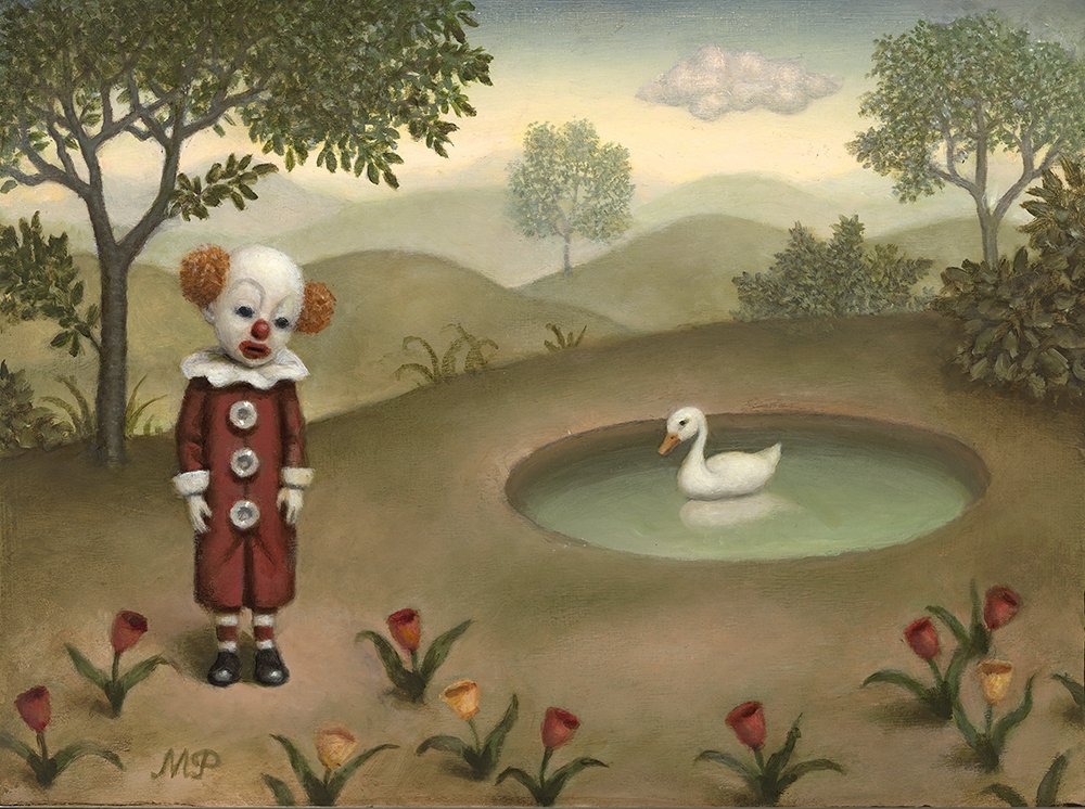 Clown with Duck