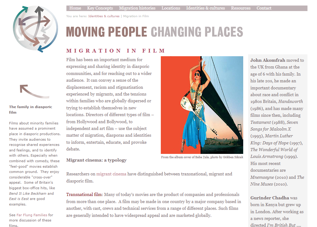 Moving People Changing Places Migration in films