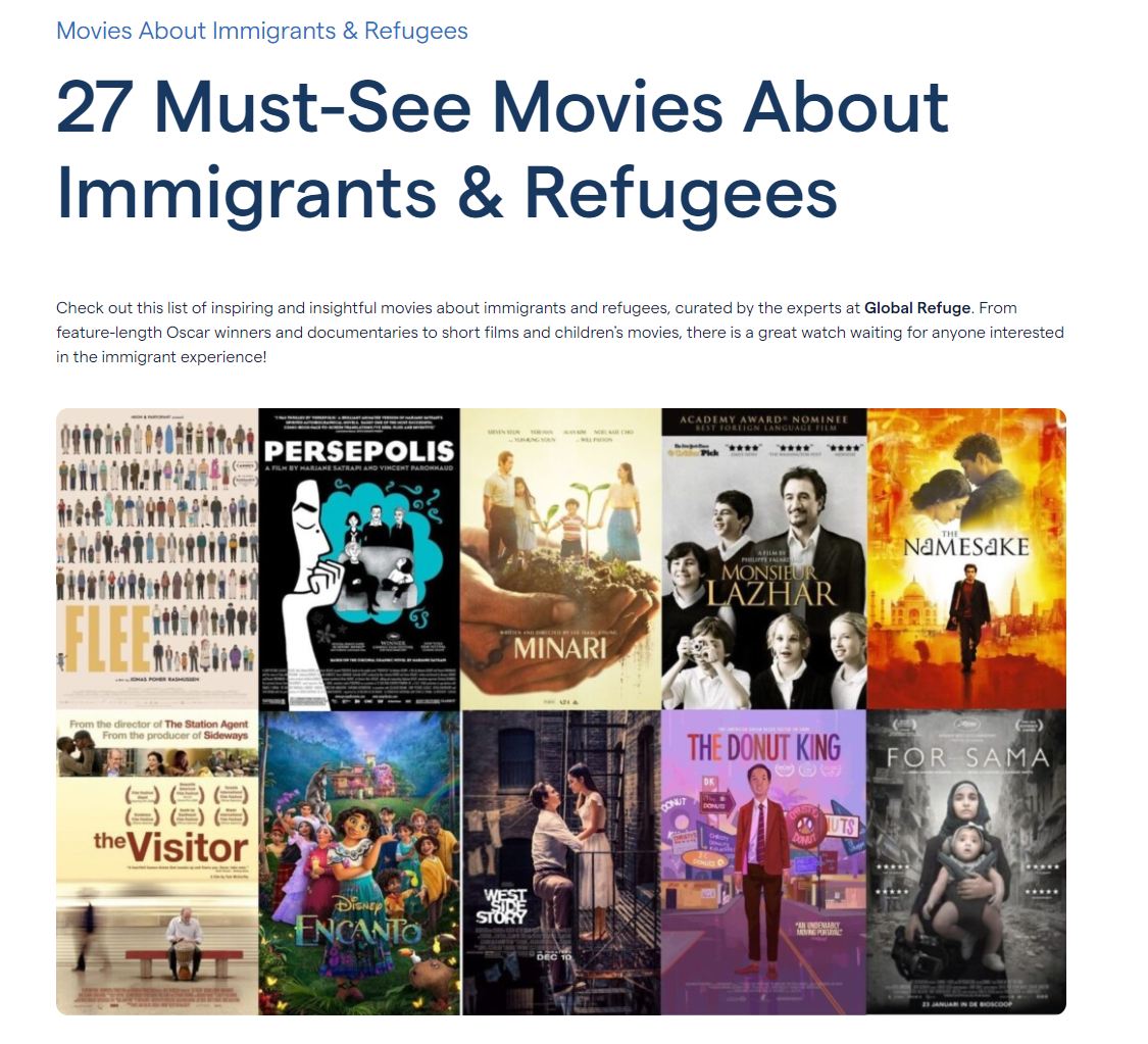 27 Must-See Movies About Immigrants &amp; Refugees