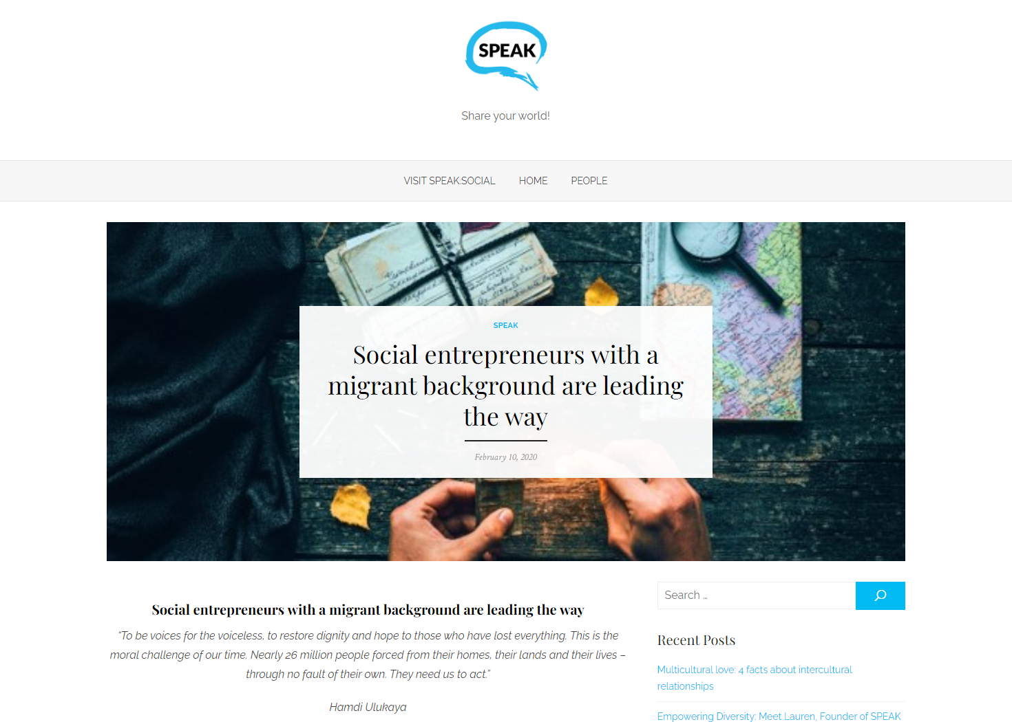 Social entrepreneurs with a migrant background are leading the way