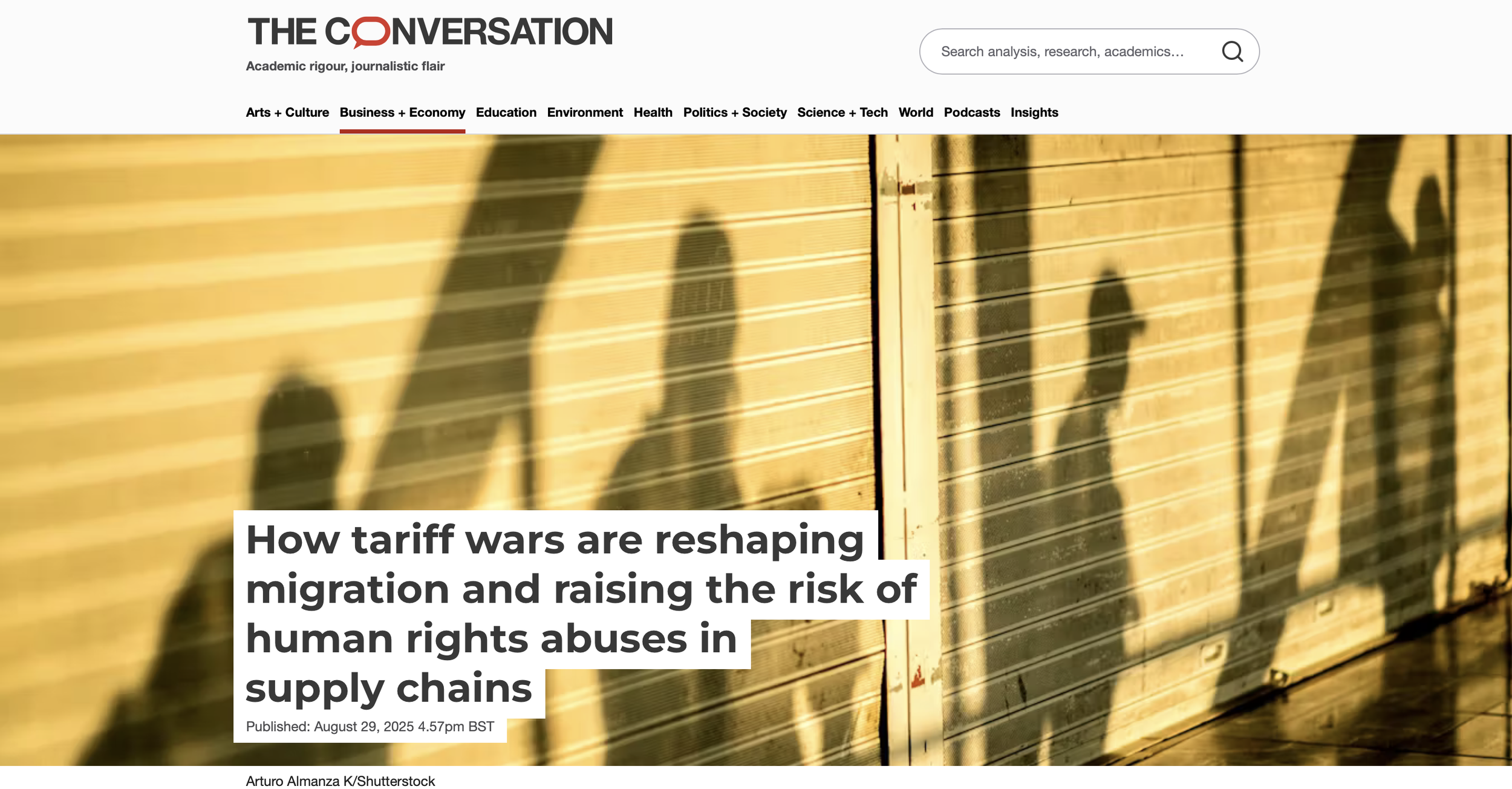 How tariff wars are reshaping migration and raising the risk of human rights abuses in supply&nbsp;chain