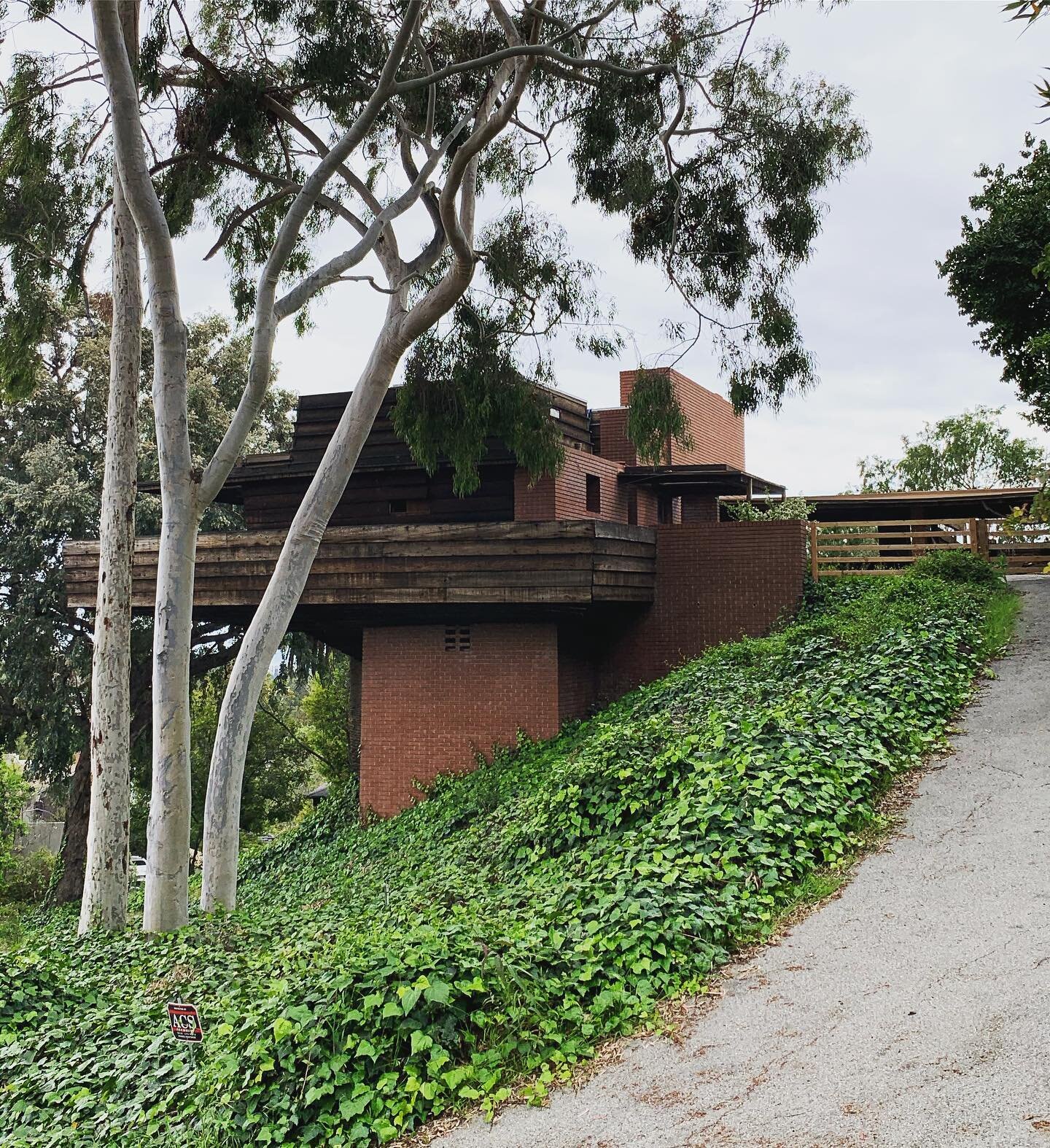 Thinking a lot about Frank Lloyd Wright houses lately. Our first cultural &lsquo;outing&rsquo; of the pandemic was a FLW house driveby tour. DM for details!