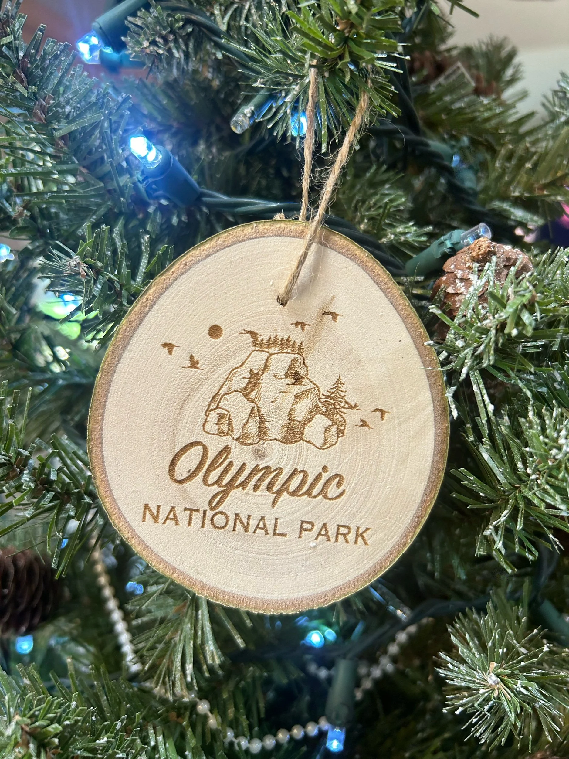Olympic National Park Engraved Ornament