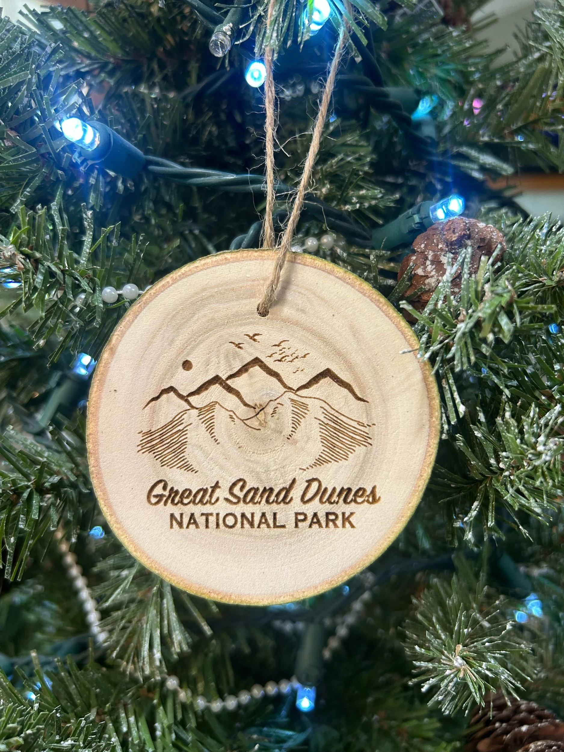 Great Sand Dunes National Park Engraved Ornament