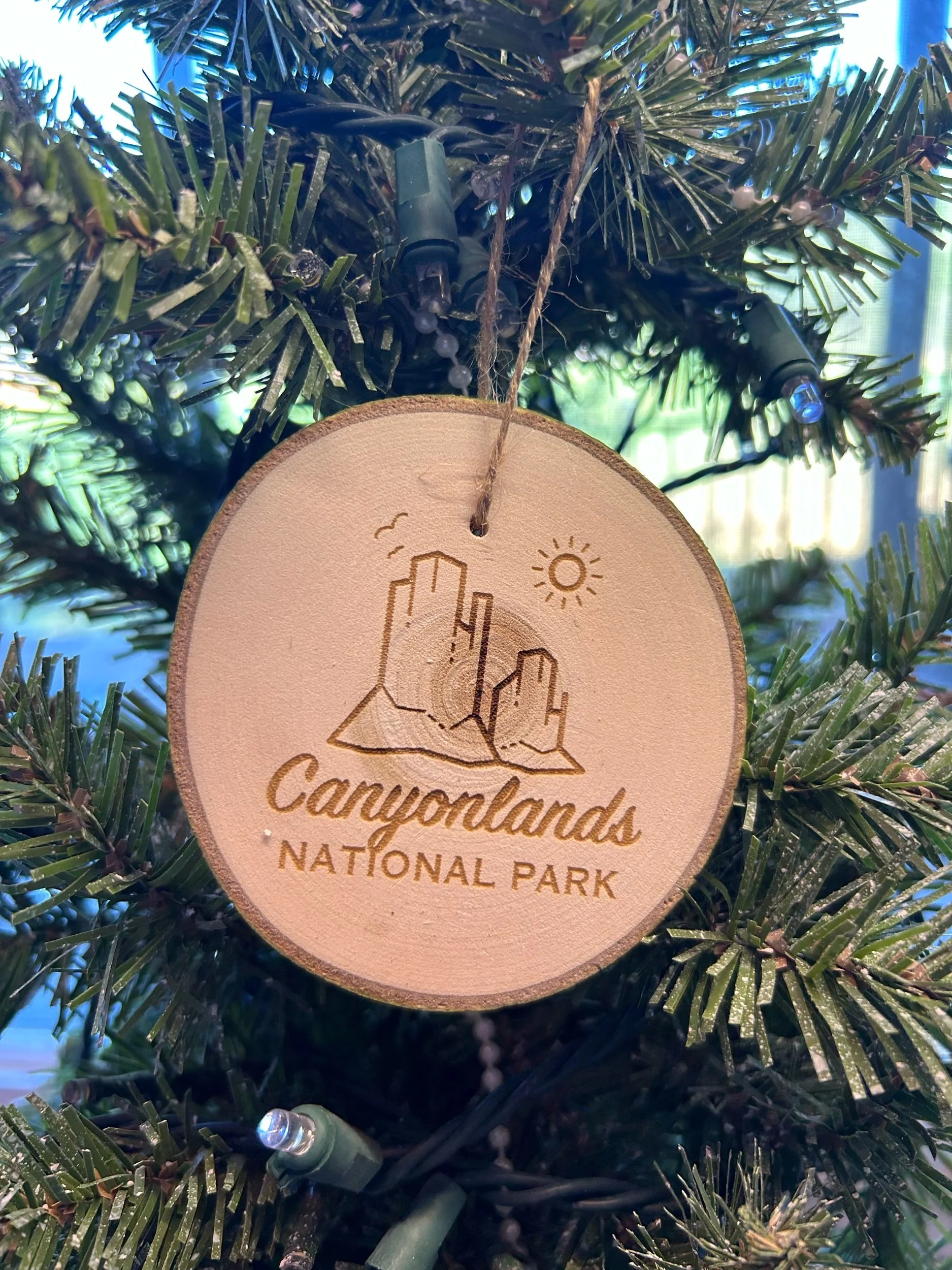 Canyonlands Engraved Ornament