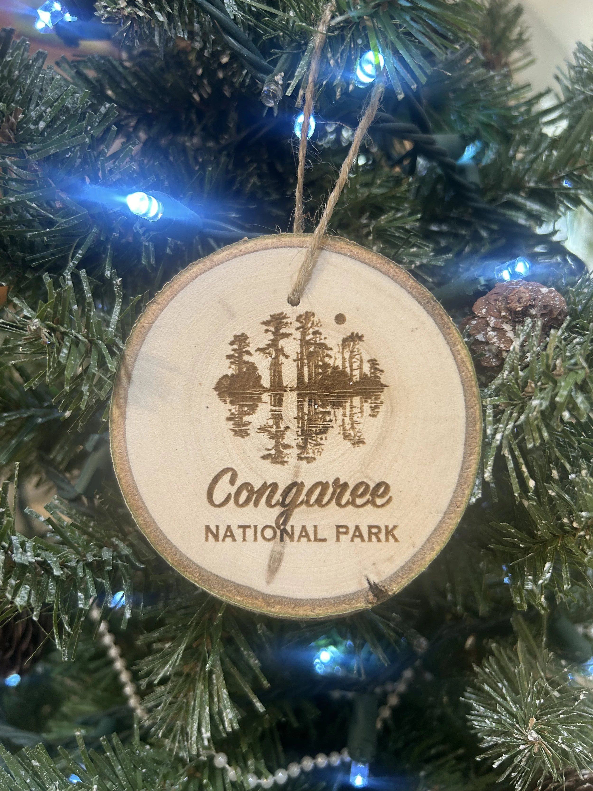 Congaree National Park Engraved Ornament