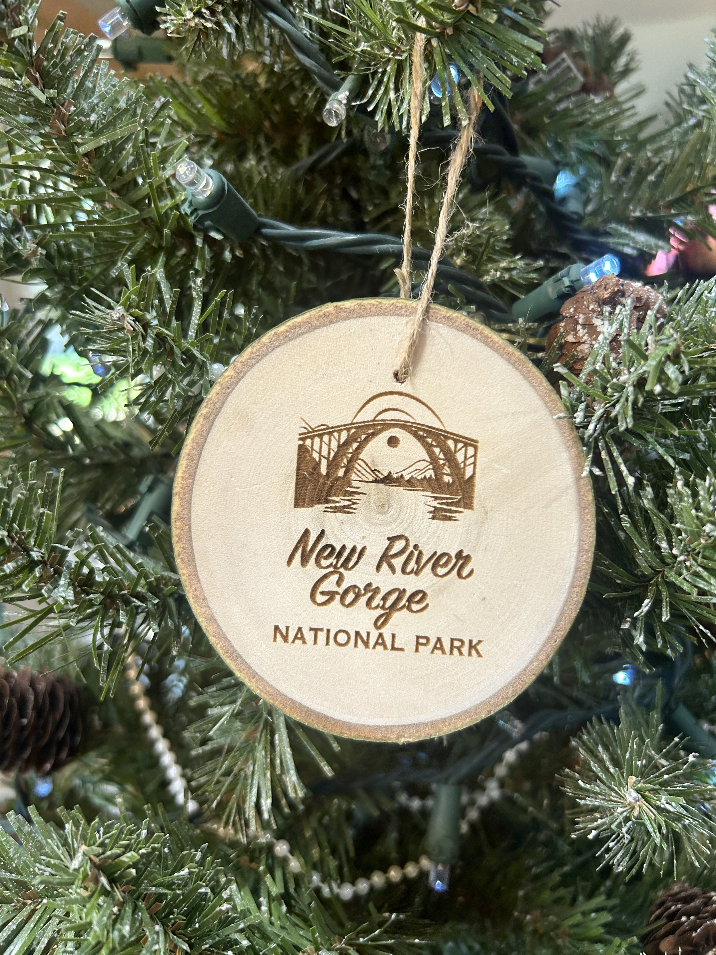 New River Gorge National Park Engraved Ornament