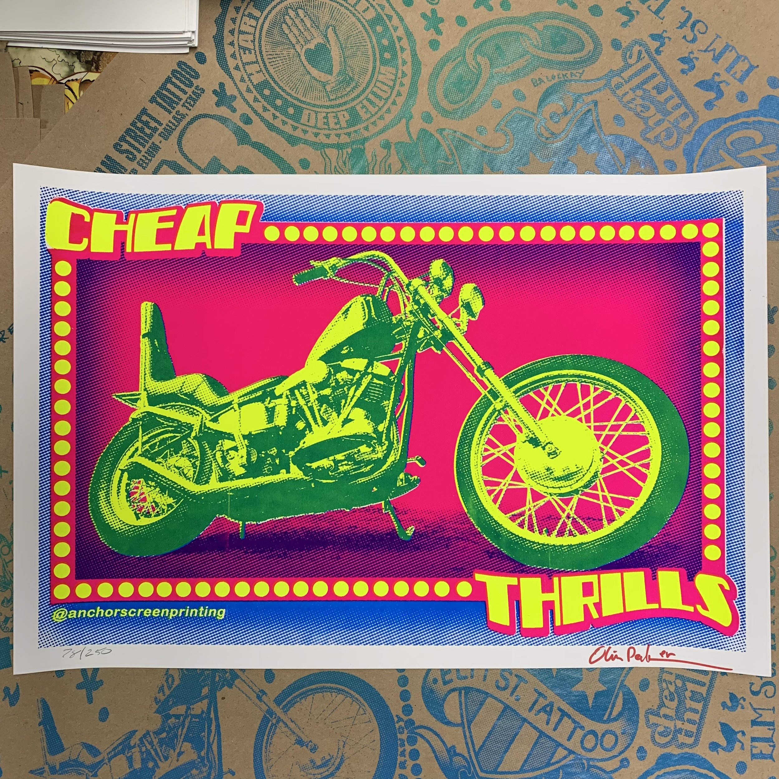 Shop All Page — Anchorscreen Printing Cheap Thrills Oliver Peck