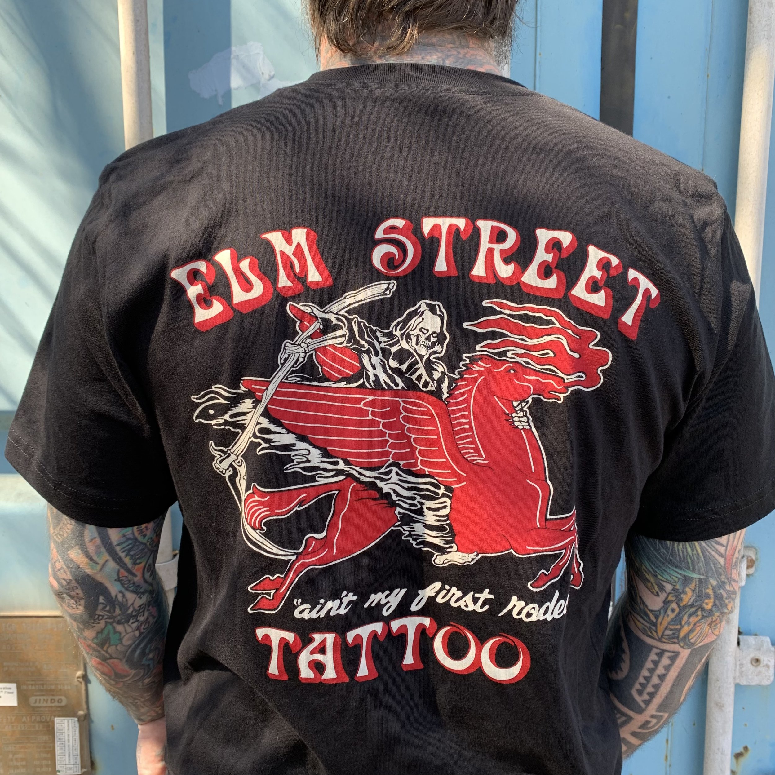 Elm Street Tattoo TShirt Mens Fashion Tops  Sets Tshirts  Polo Shirts  on Carousell