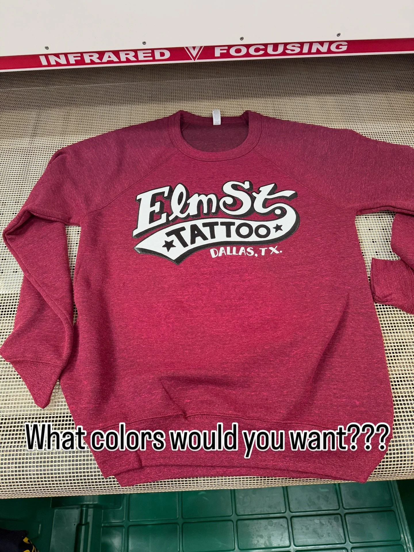 Our classic baseball is coming in this cool crewneck for a limited run at @heartinhand_est soon. What colors would want to see next?