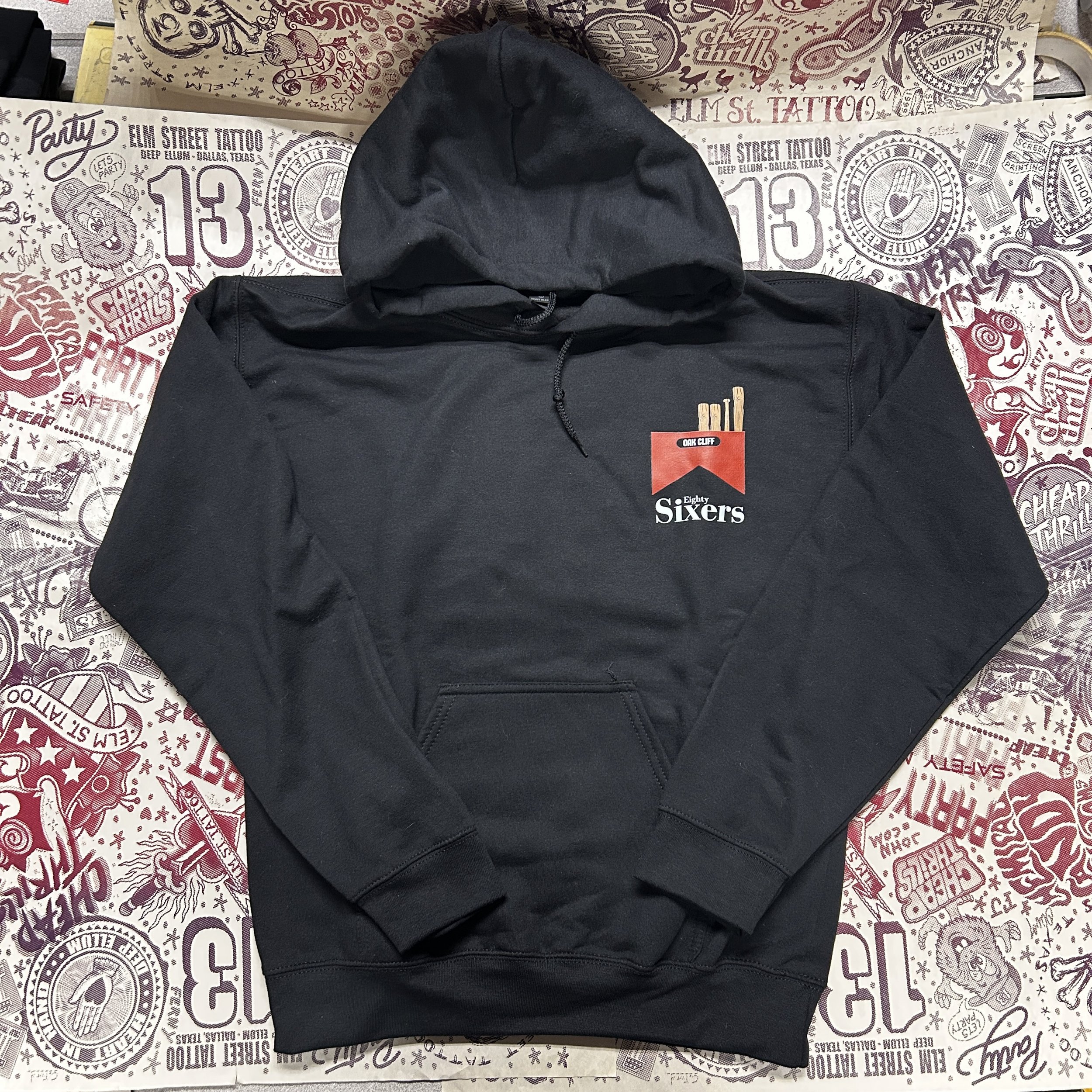 86ers "Cancer Sticks & Base Hits" Pullover Hoodie