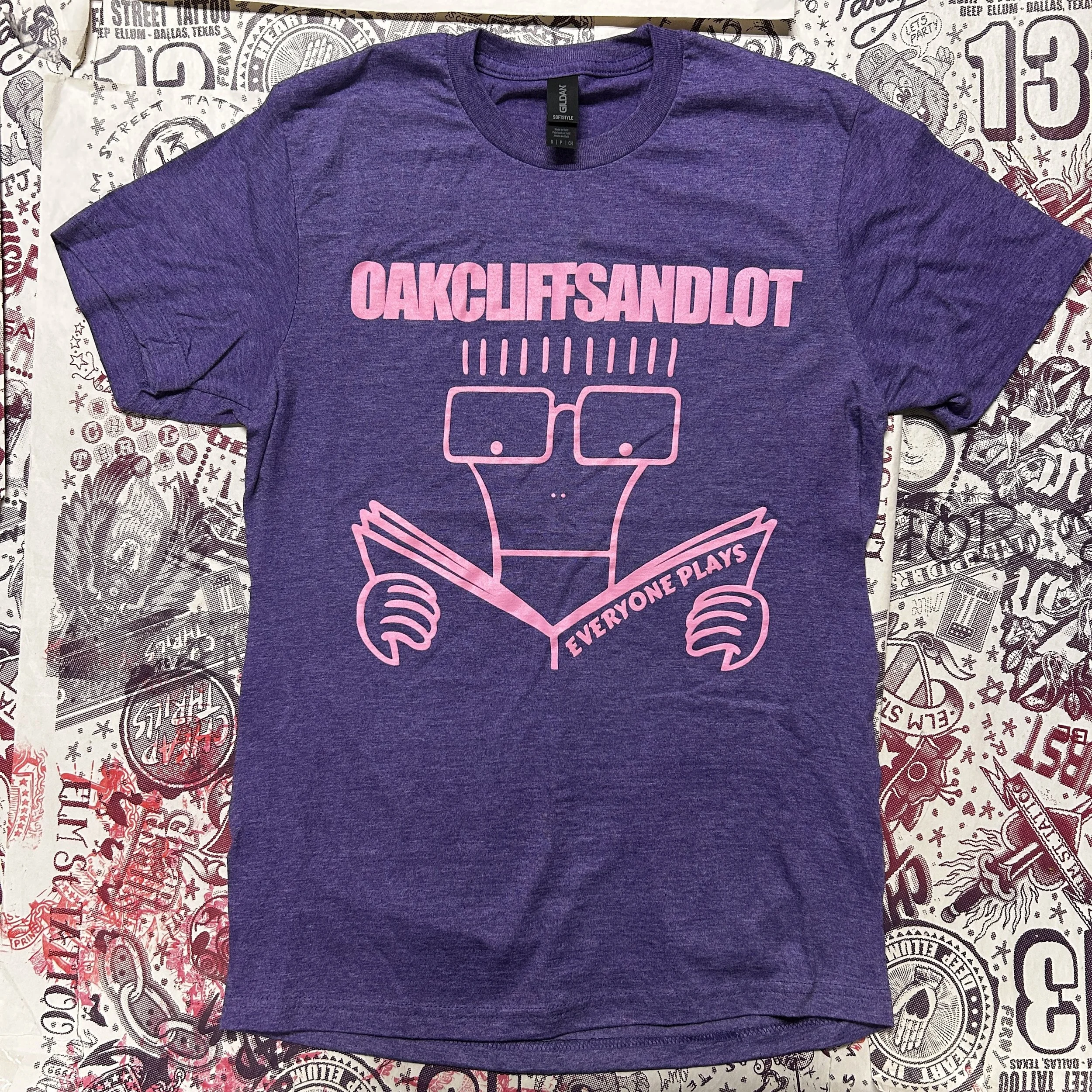 Oak Cliff Sandlot "Everyone Plays" Descendants Purple Tee