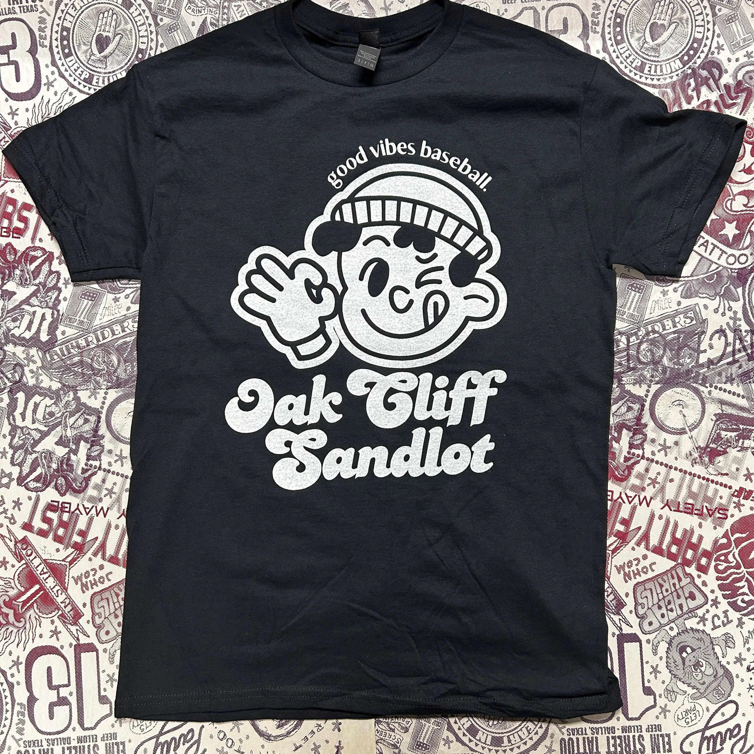 Oak Cliff Sandlot "GOOD VIBES WORLDWIDE" Tee